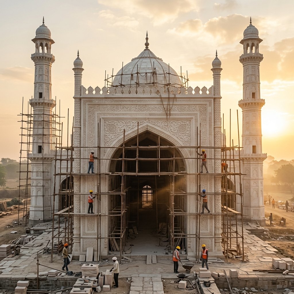 Masjid Maulana Deen Muhammad Centerpiece Archway